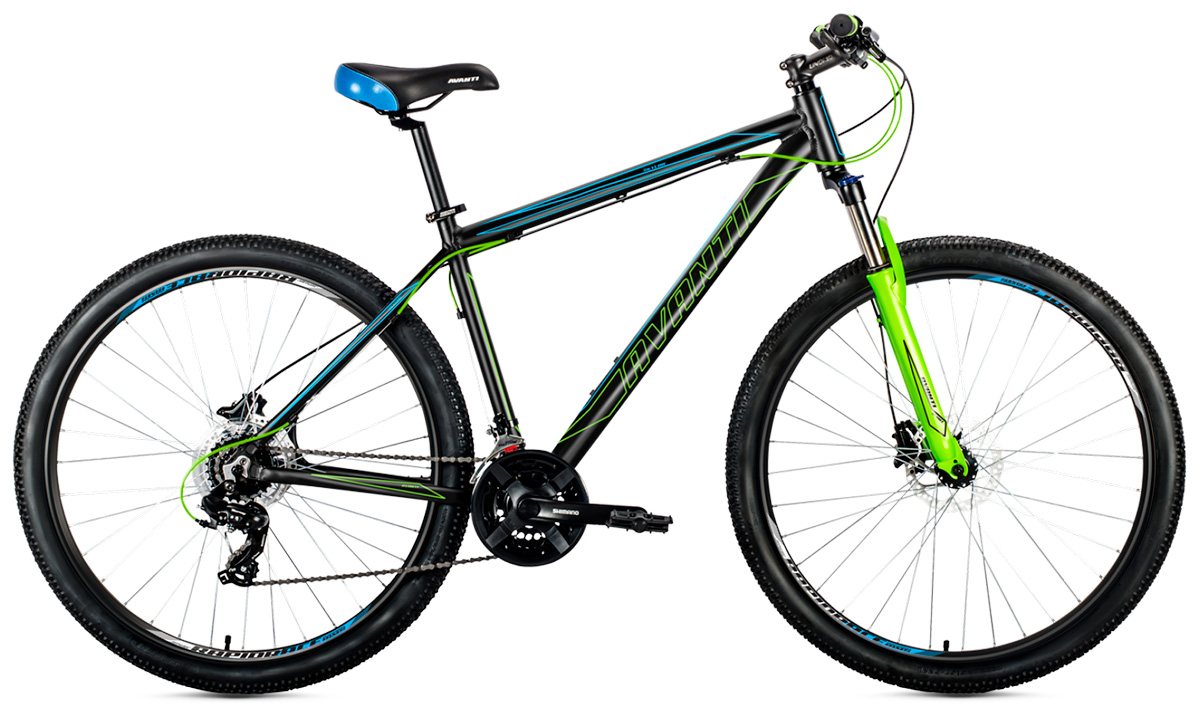Велосипед 29" Avanti SKYLINE 29ER (2019) 2019 Черно-зеленый